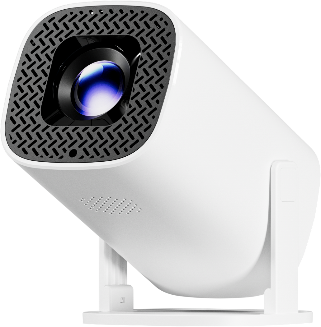 P30PRO Home Theater Projector Android 11 WIFI 6 Native 720P With Speakers Portable Cinema Outdoor Projector Upgrated HY300: EU Plug