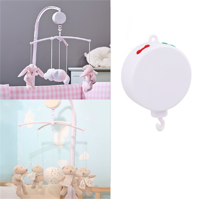 Baby Toys White Rattles Bracket Set Baby Crib Mobile Bed Bell Toy Holder Arm Bracket Wind-up Musical Box Hanging Toy