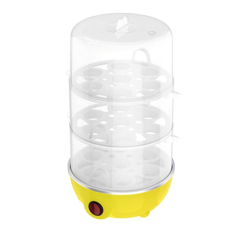 Multi Functie Rapid Elektrische Eierkoker 21 Eieren Capaciteit Snelle Eierkoker Stoomboot Automatische Uitschakeling Ei Steamer Keuken Gereedschap: Geel