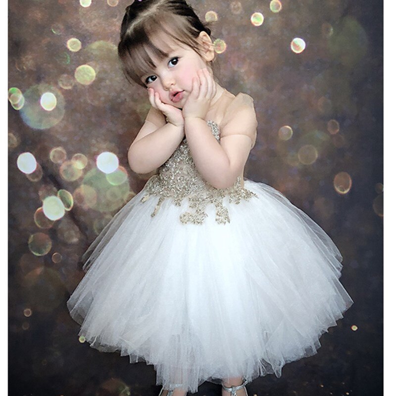 2-12y Mädchen blume kleid kinder erstkommunion kleider für hochzeiten Spitze Perspektive kleid baby ballkleid flauschigen kostüm