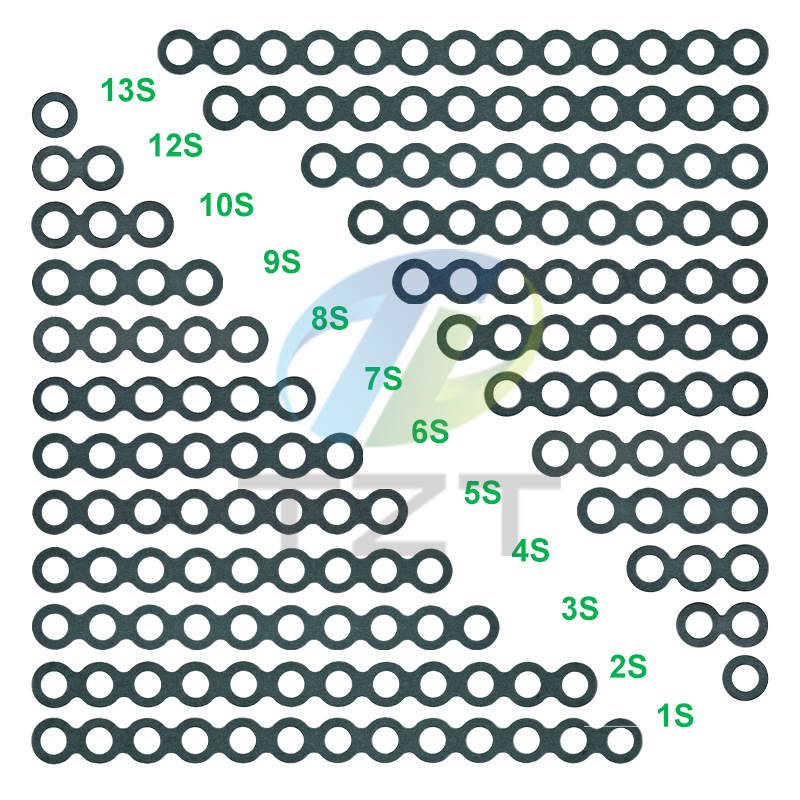 18650 Li-ion Battery Insulation Gasket Barley Paper Battery Pack Cell Insulating Glue Patch Electrode Insulated Pads 32650