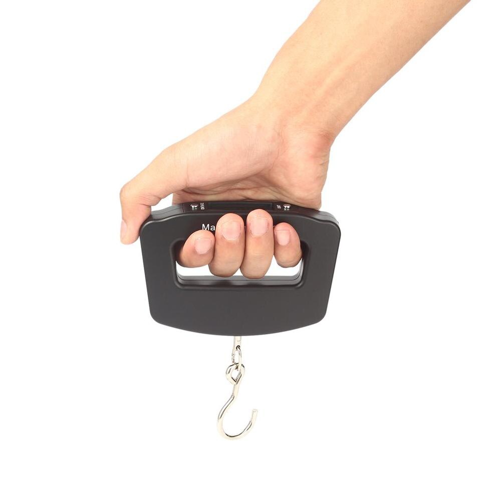Portable Pocket Scale 50kg 10g LCD Digital Electronic Hand Held Hook Belt Luggage Hanging Scale Backlight Balance Weighing