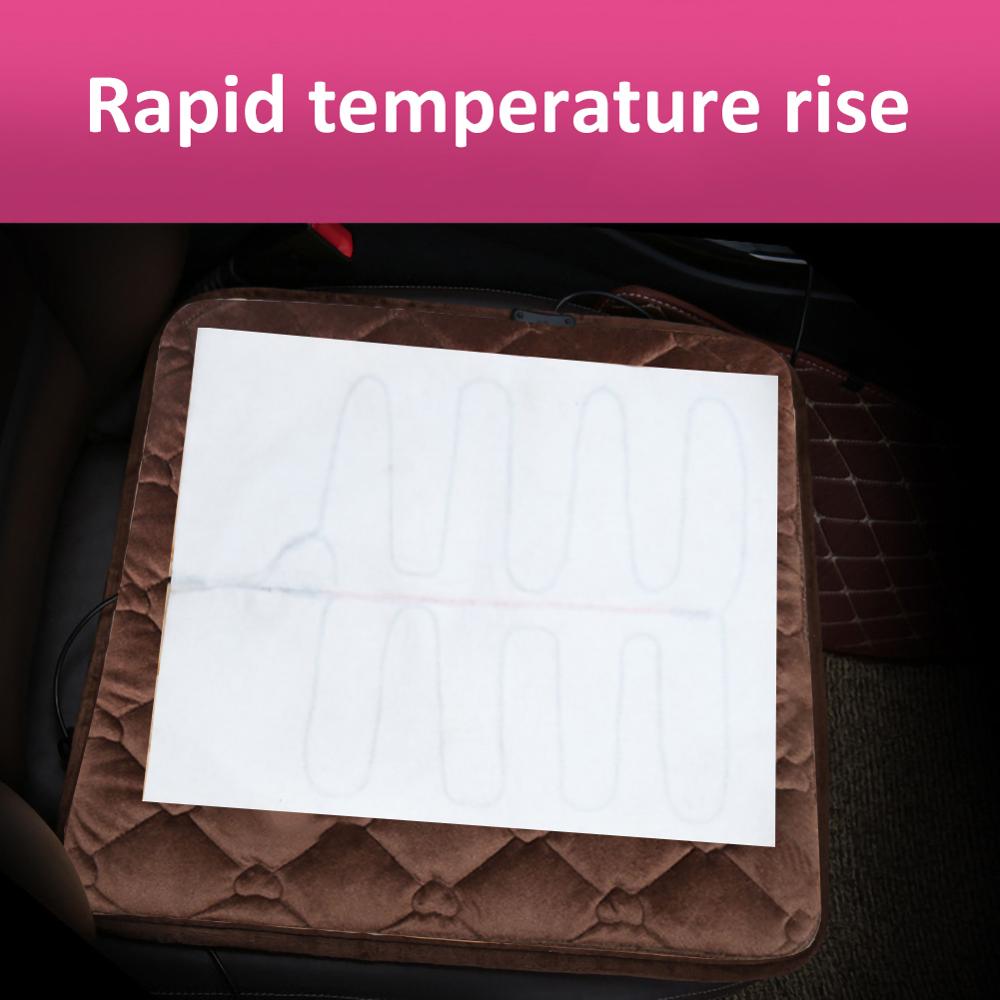 Auto Verwarmde Zitkussen 5V Usb Stoel Warmer Pad Antislip Verwarmde Warme Stoel Kussen Voor Auto Levert Thuis Kantoor auto Accessoires
