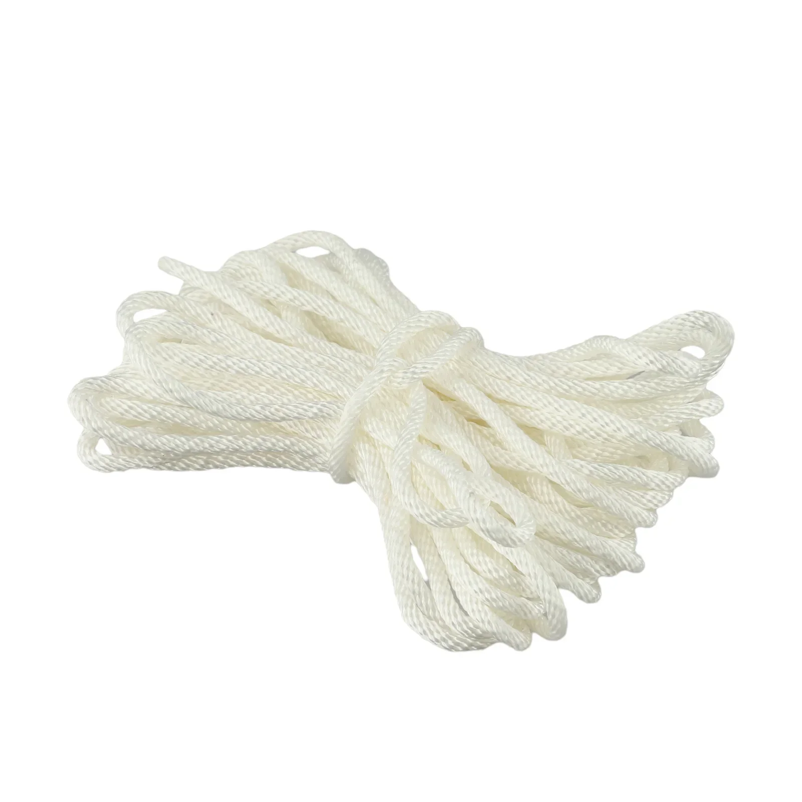 Cortacésped línea de arranque cuerda Manual Nylon 2,5mm/3mm/3,5mm/4mm 2/4/5/10M 2M/4M/5M/10M cable motor para cortacésped blanco