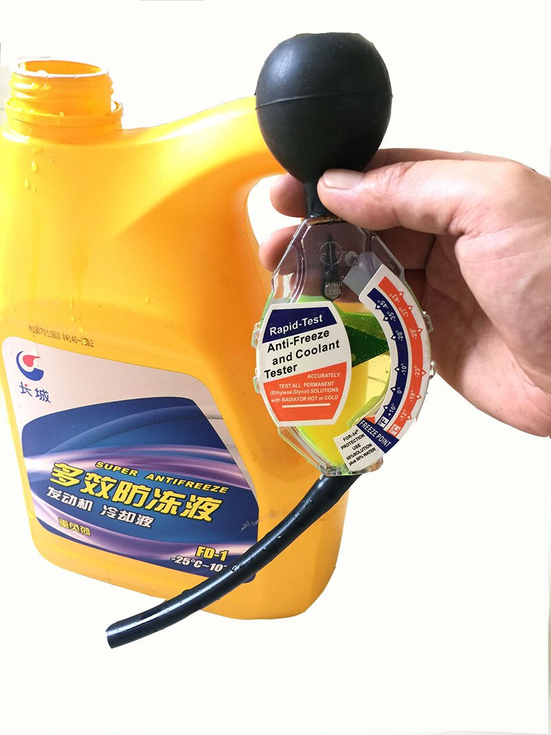 Comprobador de refrigerante NST de alta precisión tipo Dial anticongelante densitómetro de líquido de batería de coche 6/12/24V