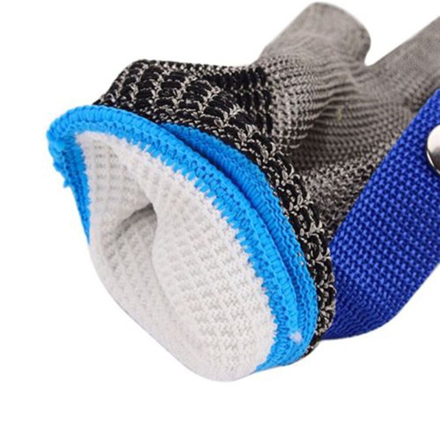 Anti-cut Gloves Working Safety Cut Proof Stab Level 5 Protection Resistant Stainless Steel Gloves Metal Mesh Butcher S~xl