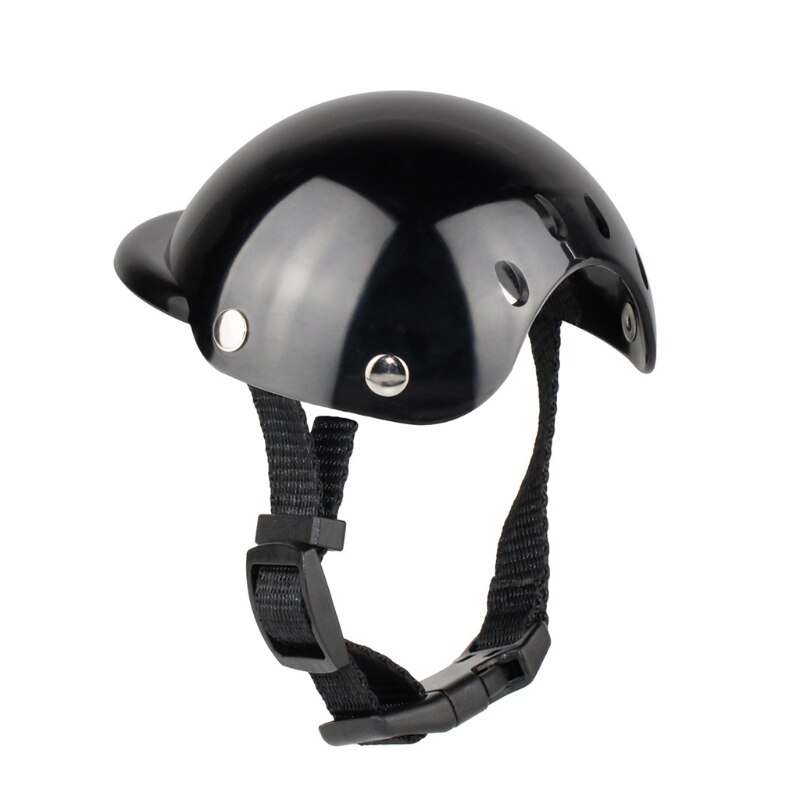 Casco per cani per cucciolo chihuahua Doggie Hardhat per moto moto attività tutto'aperto protezione della testa accessori per cani da compagnia resistenti al suola
