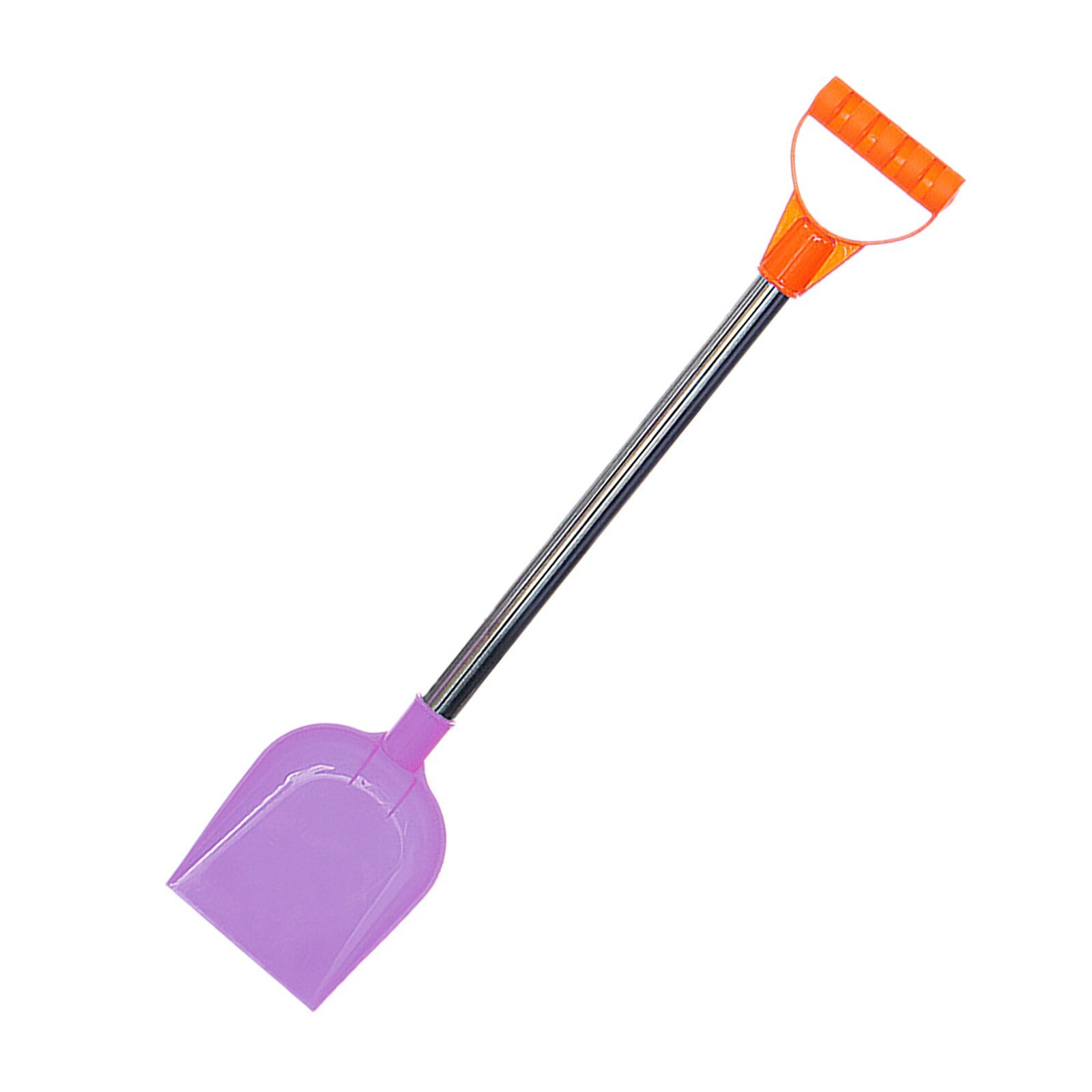 Pala de nieve retráctil para niños, pala de playa con mango de acero inoxidable, herramientas de jardín, 25 #1/4 piezas: Pink 