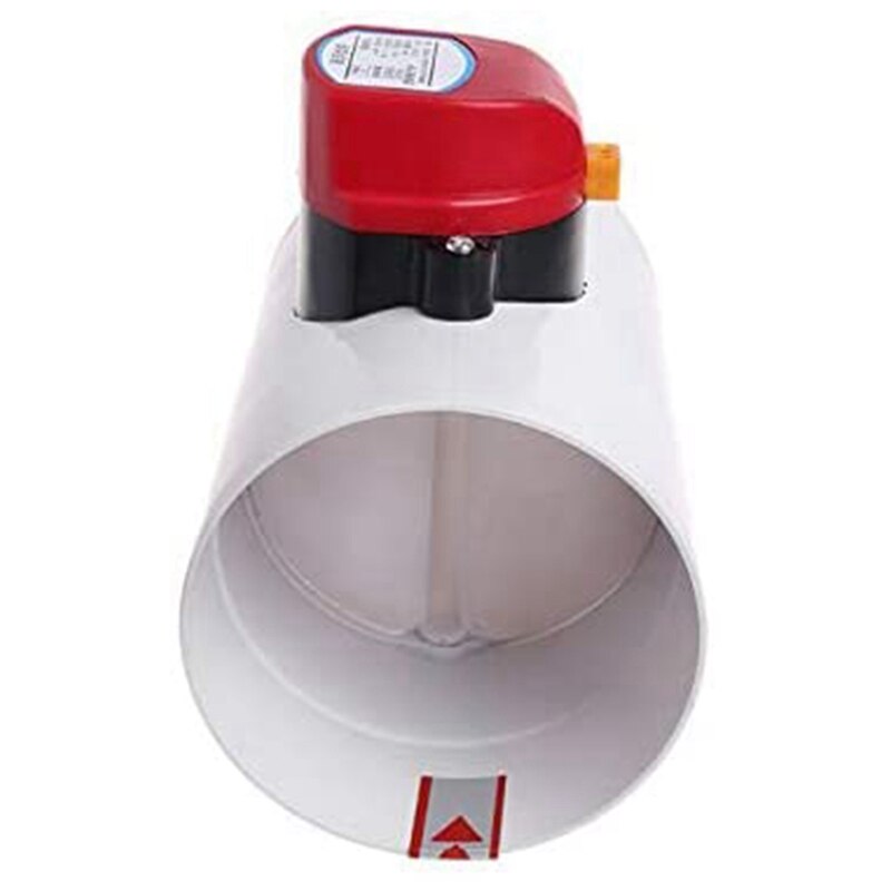 HVAC 160mm Air Damper Valve Electric Motorized Check Valve for 6 Inch Ventilation Solenoid Valve with Actuator 220V