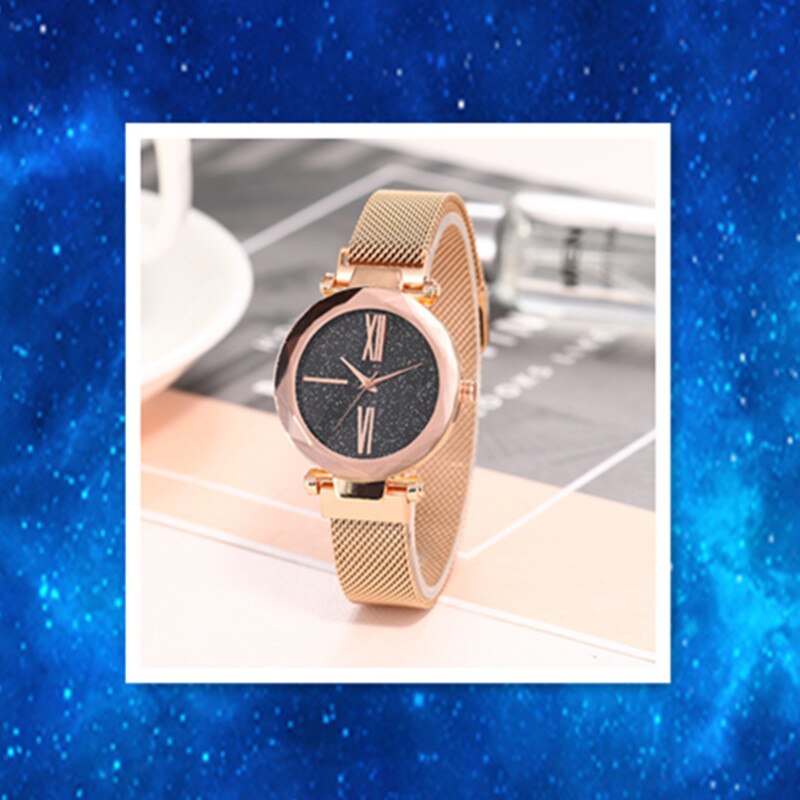 Luxe Dames Magnetische Sterrenhemel Klok Vrouwen Armband Horloges Diamond Vrouwelijke Quartz Horloges Relogio Feminino Zegarek Damsk