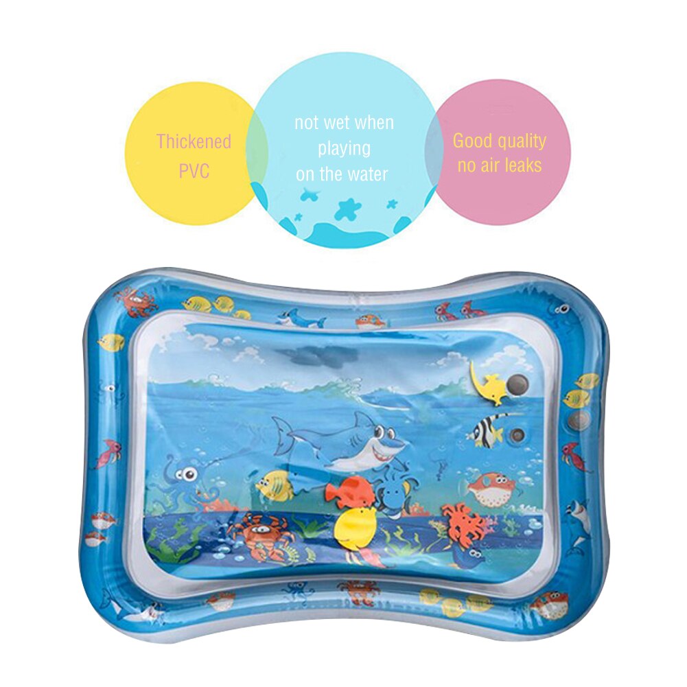 Baby Water Pad Opblaasbare Klopte Ushion Baby Peuter Water Speelkleed Voor Kinderen Baby Opblaasbare Water Play Essentieel: Default Title