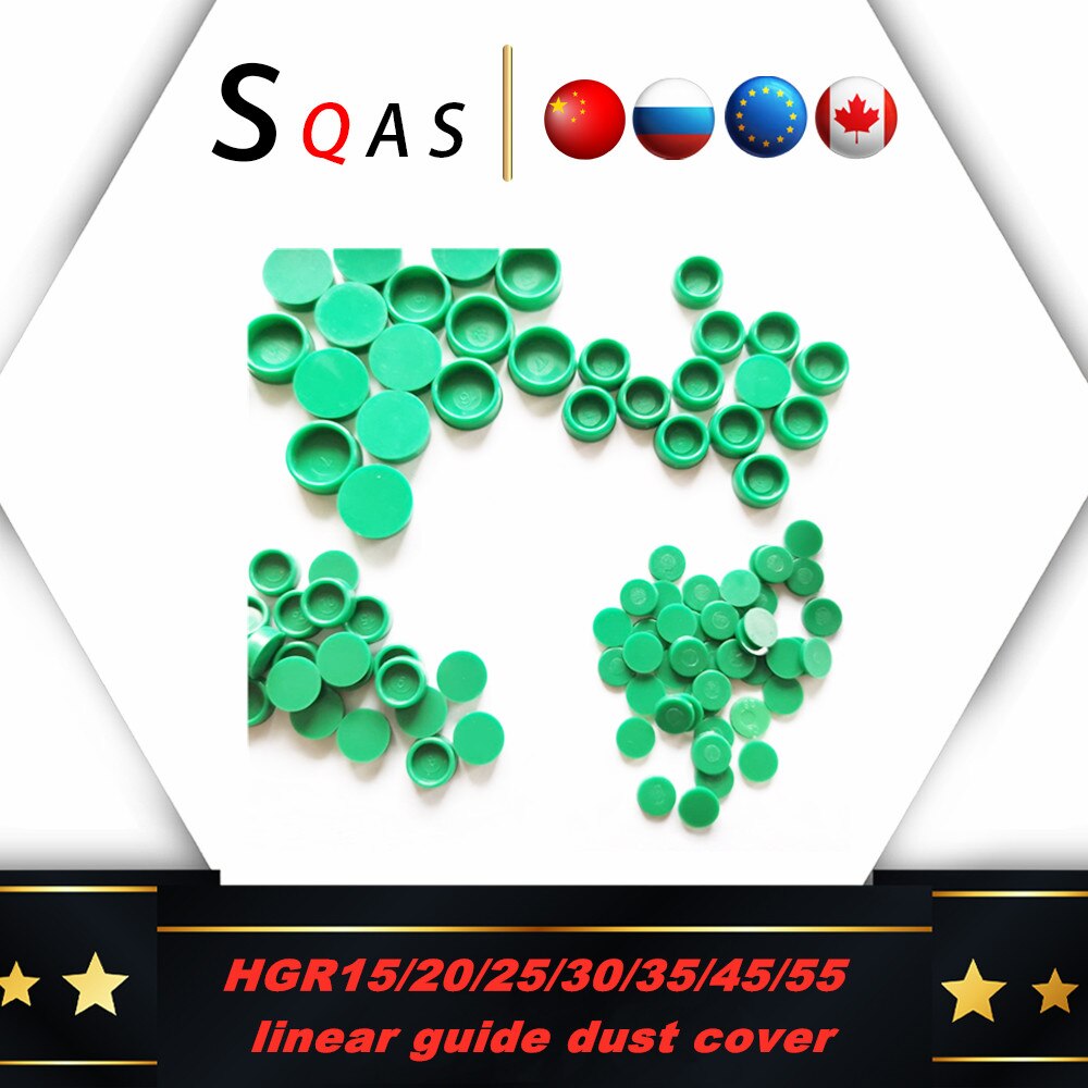 HGR15/20/25/30/35/45/55 linear guide dust cover, screw hole cover screw hole plug guide rail seal dust cap