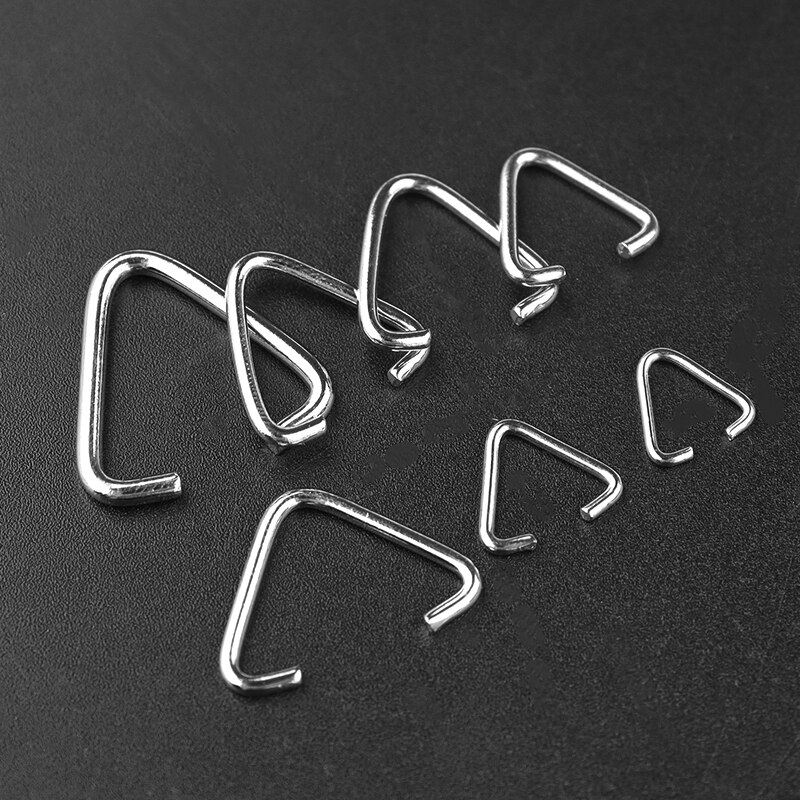 50-200 Stuks Driehoek Loops Ringetjes Multi Size Split Ringen Open Ringen Connectors Sluitingen Haken Voor Sieraden Maken accessoires