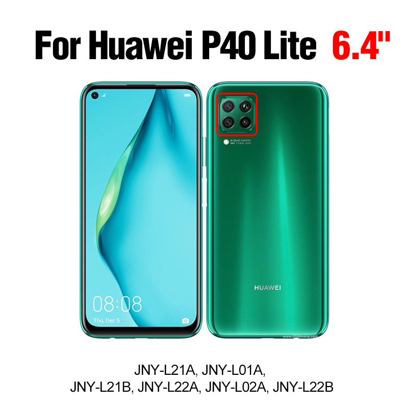 2Pcs Gehard Beschermende Glas Voor Huawei P40 Lite P20 Pro P30 Licht P 20 30 40 P40lite E P20lite p30lite Screen Protector Film: p40 lite 4G