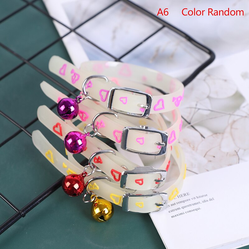 Lichtgevende hondenhalsband met bellen, lichtgevende kattenhalsband, lichtgevende hondenhalsband: Blauw