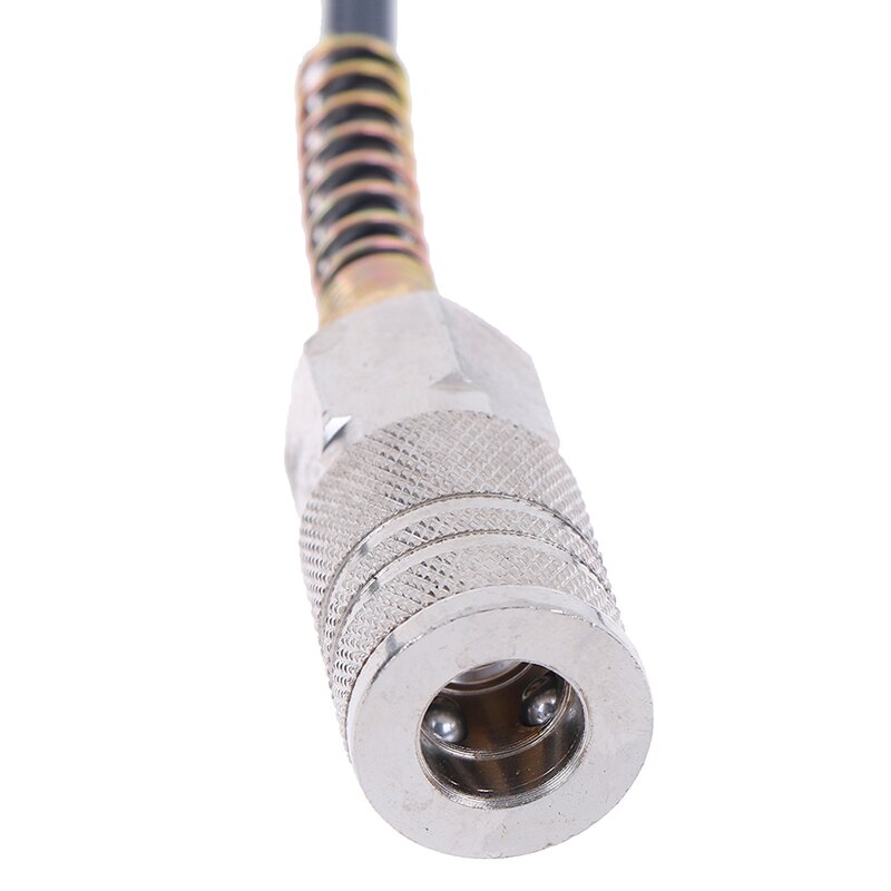 1PC 7.5M Air Hose Fittings Recoil Pneumatic Airline Compressor Quick Coupler Black High Qulaity