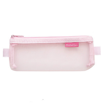 Transparent pennfodral mesh pennväska för barn flickor kontor skolmaterial kawaii brevpapper nylon pennfodral: 340