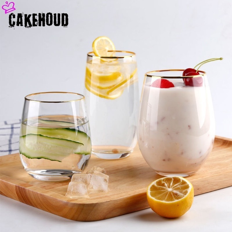Cakehoud 300/500ml husholdning gennemsigtig håndlavet glas køkken restaurant drikke cup bar whisky glas drikke redskaber