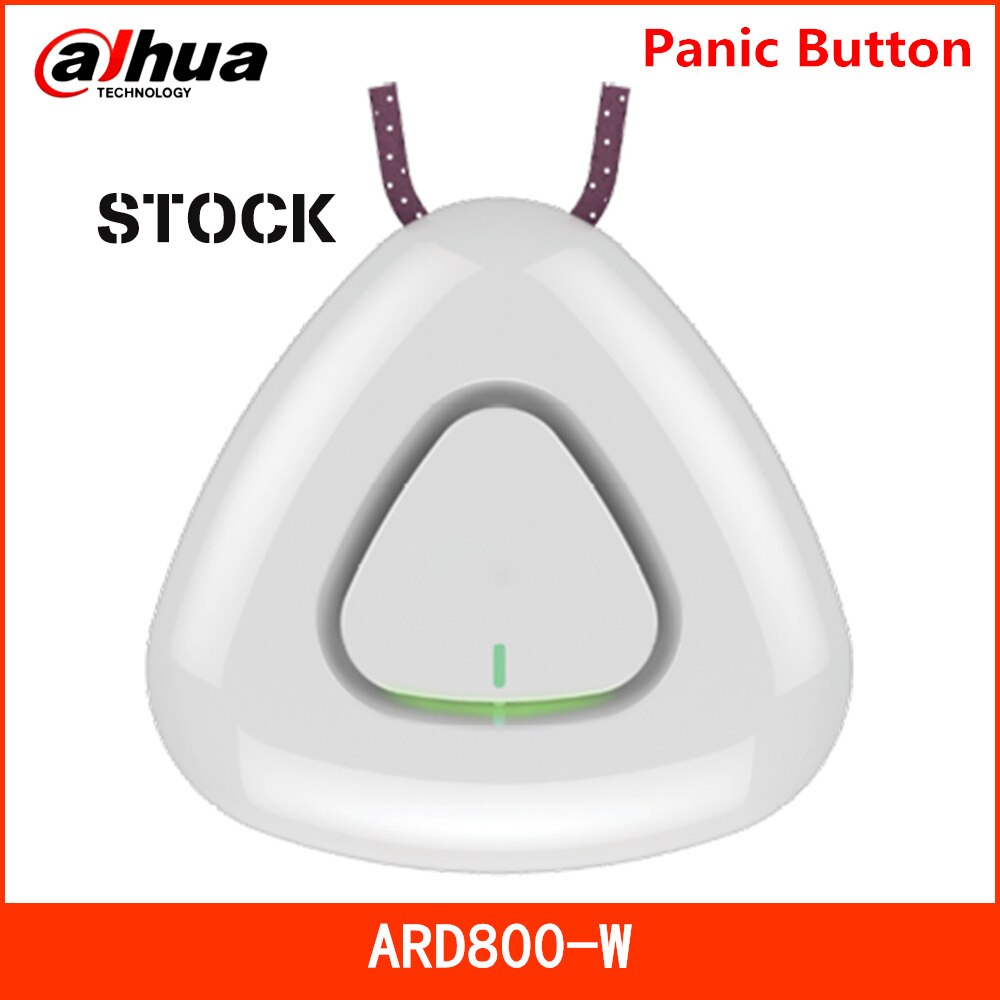 Dahua Paniekknop ARD800-W Activering Via Een Eenvoudig Te Gebruiken Knop Geïntegreerde Led Abs Plastic Draadloze Alarmen Detectoren
