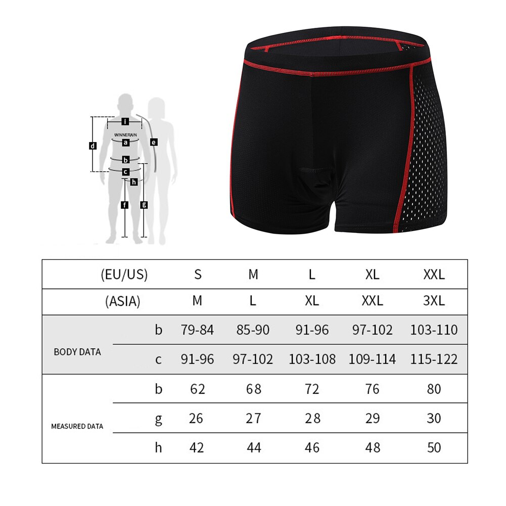 Color Upgrade Cycling Shorts Cycling Underwear Pro 5D Gel Pad Shockproof Cycling Underpant Bicycle Shorts Bike Underwear