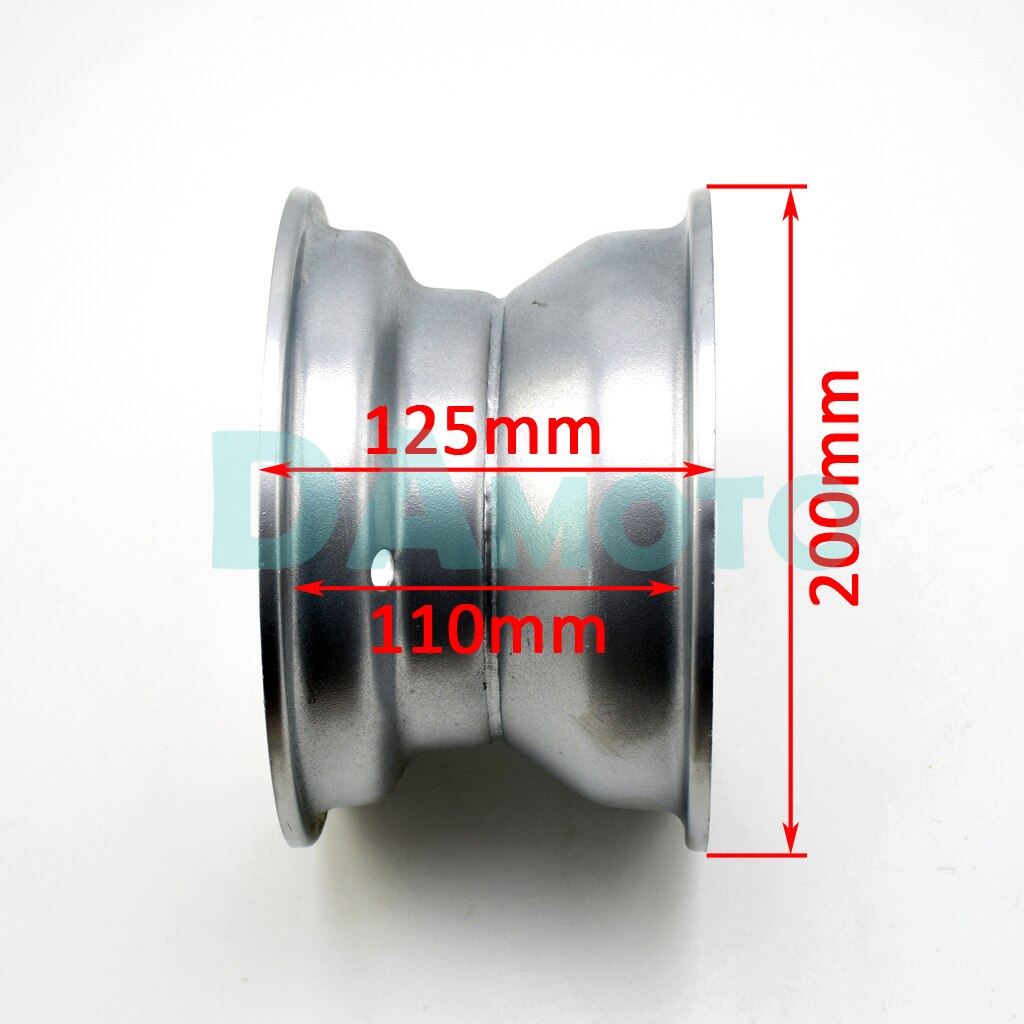 3 tipos 7 polegada Pneus Aro de Roda hub branco (3 Buracos) vácuo 16x8-7 Pneus polegada Quad ATV Jantes