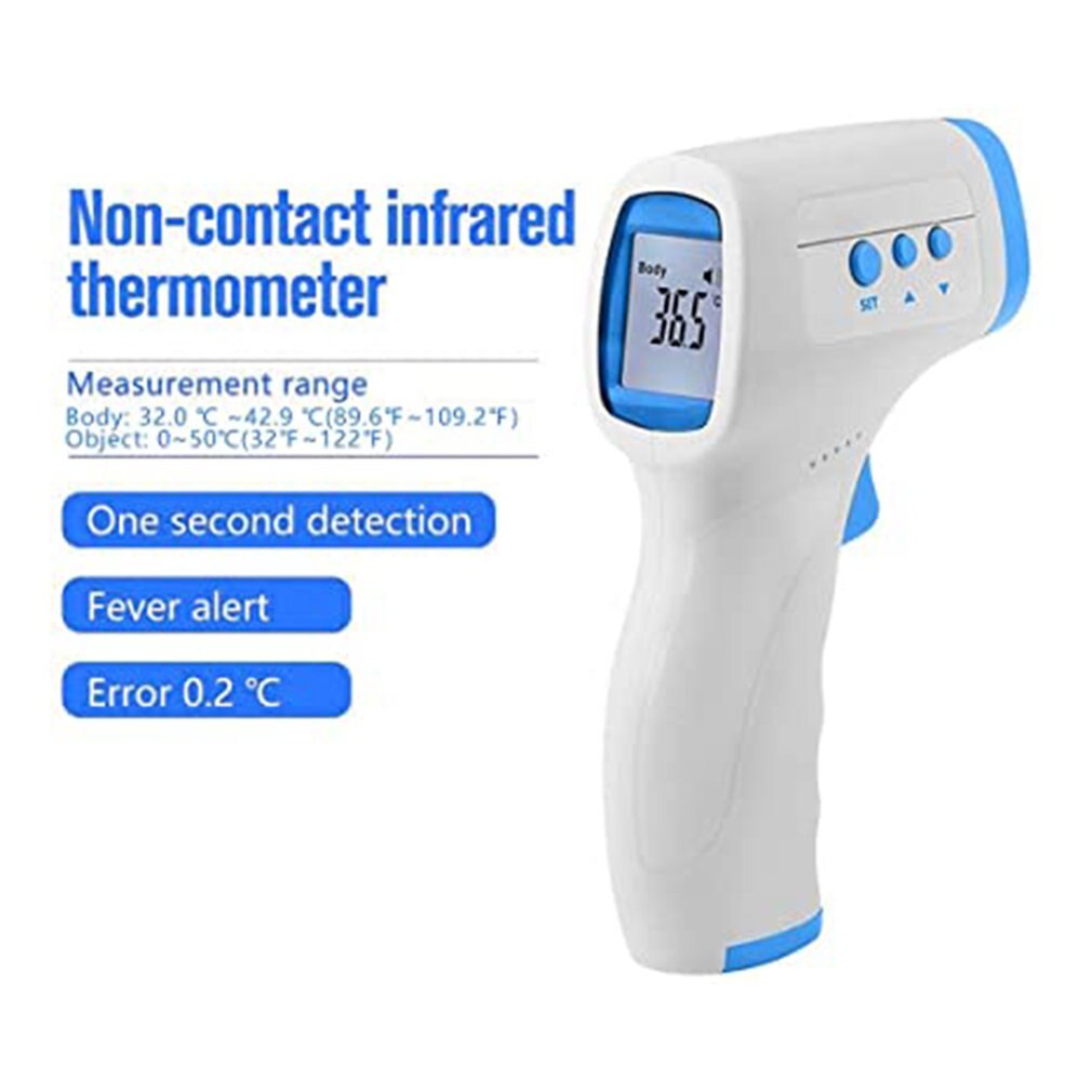 Hot! Termômetro infravermelho digital sem contato orelha testa temperatura corpo infravermelho digital termometro infra-vermelho