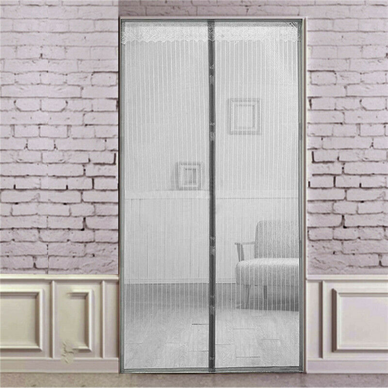 Zasłony siatkowe-siatka drzwiowa-ekran owad przeciw komarom magnetyczne automatyczne zamykanie kuchni