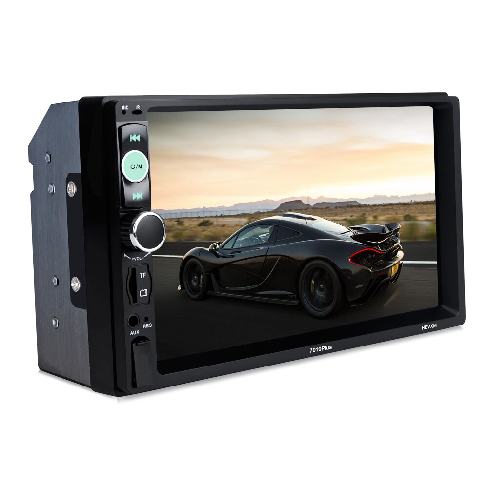 7 inch Universal Car Multimedia Player 2 Din Radio HD Bluetooth MP5 Media TF FM Support Rear View Camera