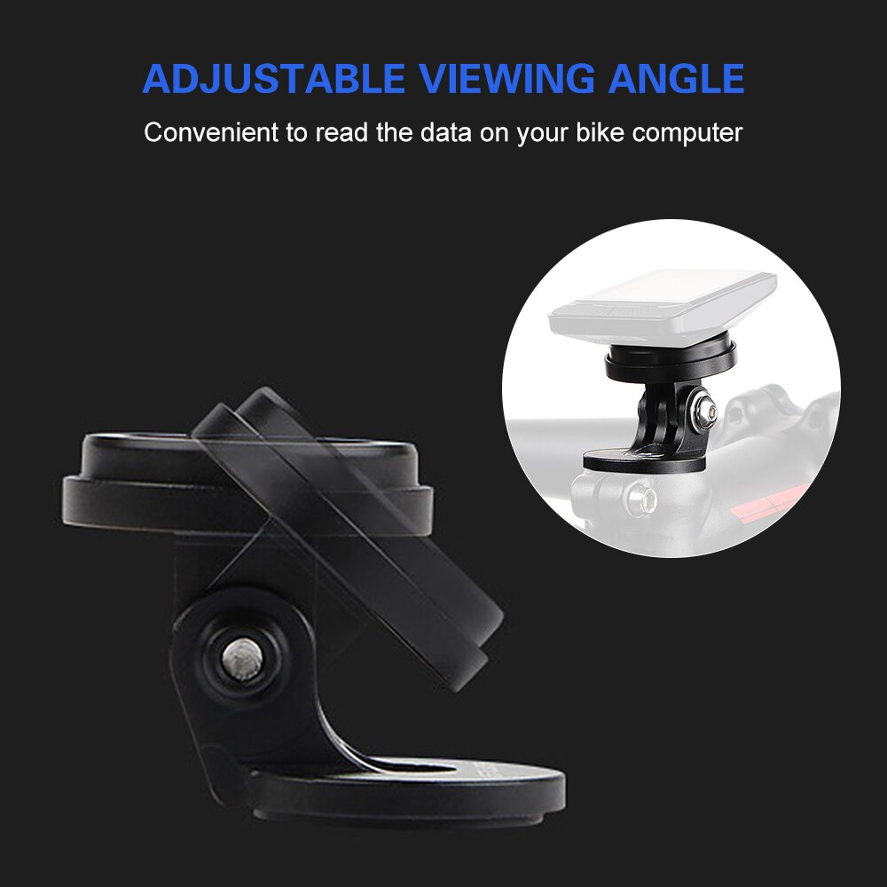 Soporte de montaje de tapa superior de vástago de bicicleta ajustable con 4 adaptadores para Garmin, Bryton, Cateye, Wahoo, ordenadores de ciclismo, nueva rápida