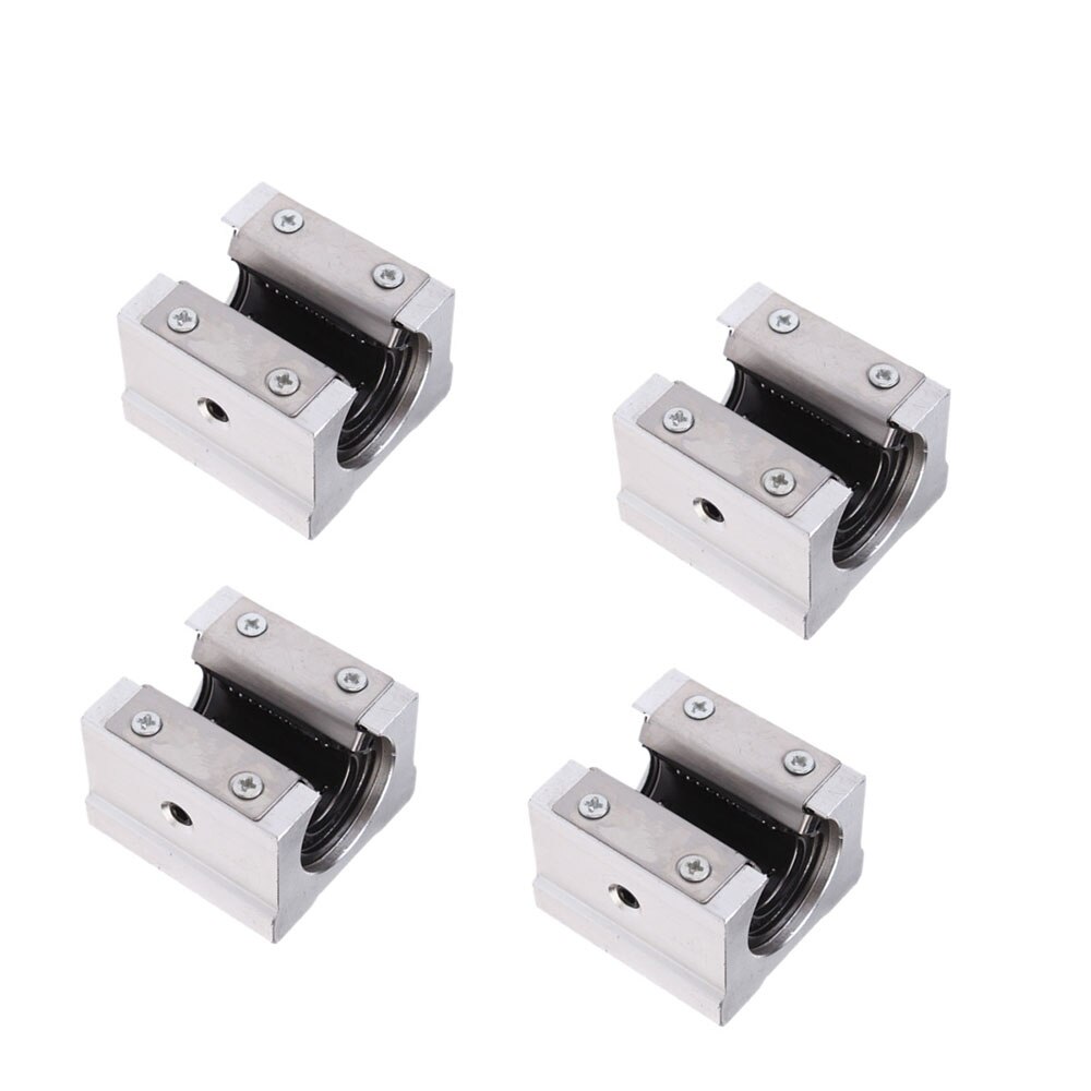 4 pièces/1Pc SBR10UU linéaire roulement à billes bloc ouvert Type curseur utilisé avec SBR10 Guide linéaire pour les pièces de CNC