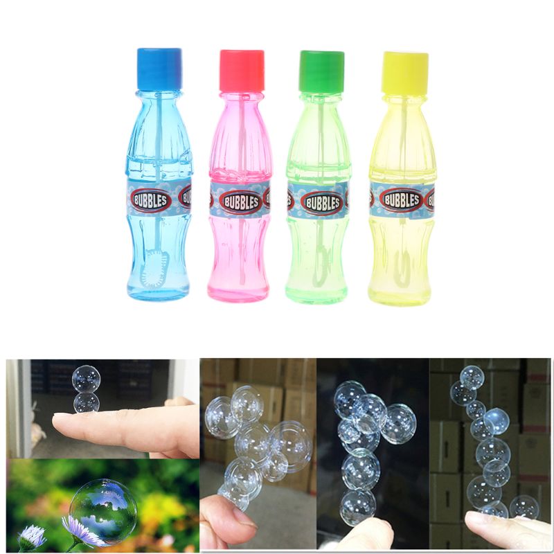 Super Magic Bubble Soap Cola Bottles Won't Burst Bubbles Blower Magic Toy Wedding Birthday Party Favors Bubbles Maker Kids