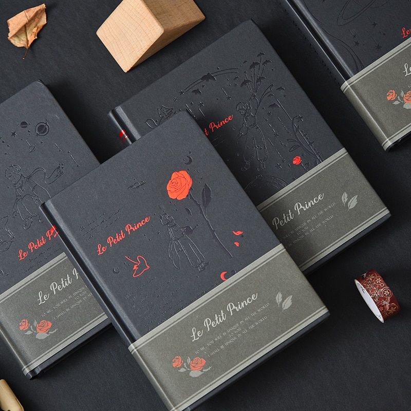 Hard Cover Black Card Journal Plain Notebook