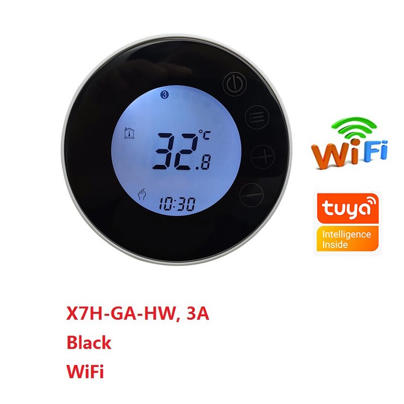 HY525 Water Floor Heating System 3A Smart WIFI Thermostat Central Heating Wiring Centres Hub Controller Actuators for Gas Boiler: X7H-GA-H-wifi