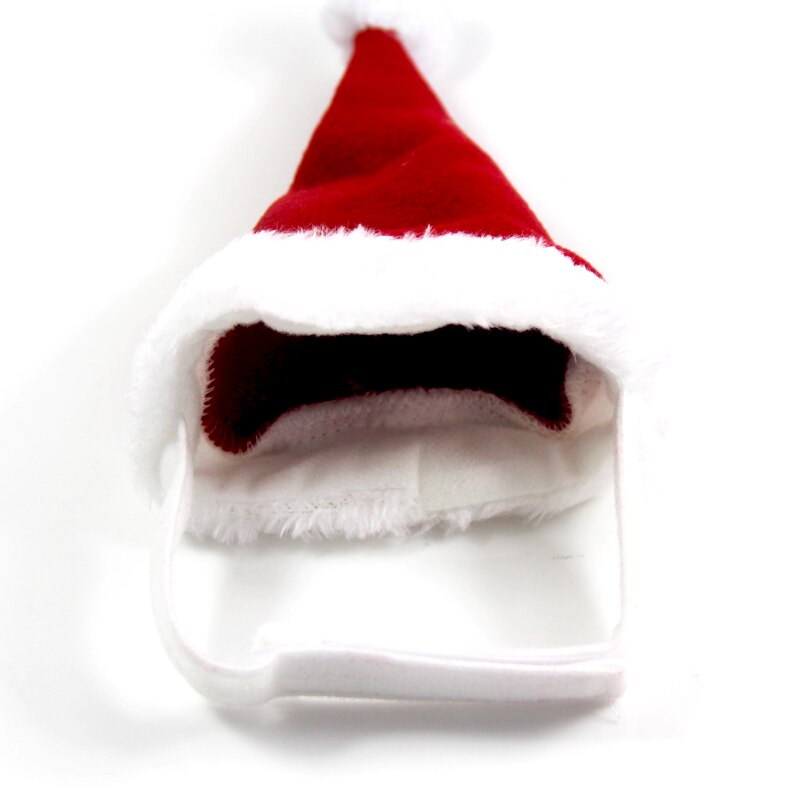 Gorro de perro de Gato, bufanda roja, disfraz de Navidad, disfraz de animales pequeños, conjunto de ropa para mascotas, navidad: 1 / S