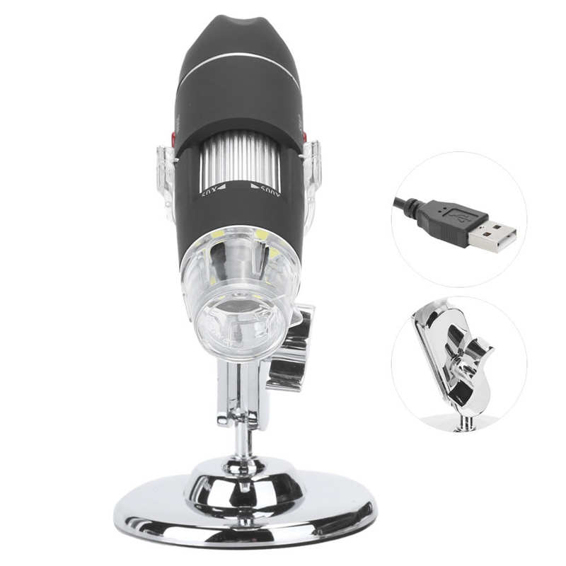Microscope Portable High Resolution Lightweight 500X Usb Electron Microscope for Kids Amateurs Professionals