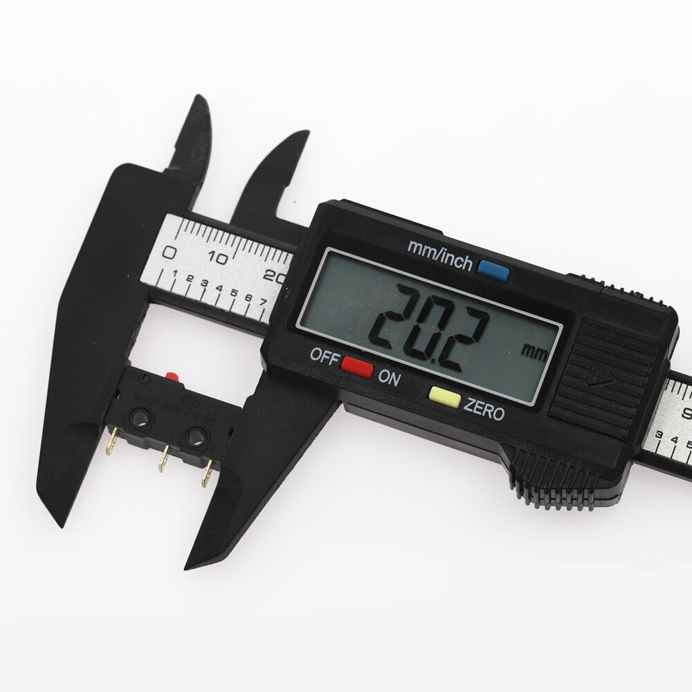 10 Pcs AC 125/250V 0.5A SPDT 3Pins Push Button Actuator Micro Limit Switch