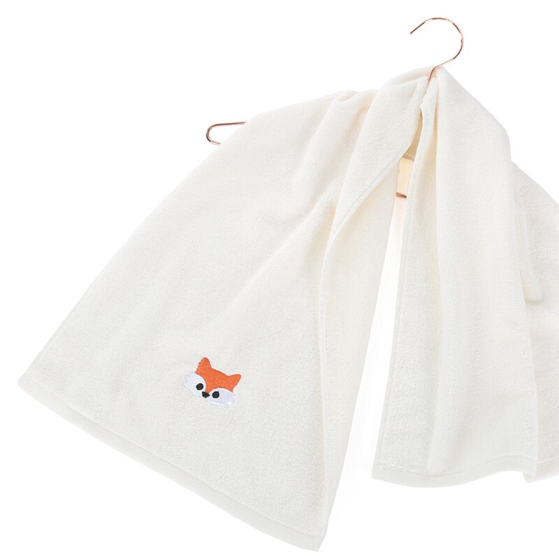 Sports Towel Sweat-Absorbent Lengthened Pure Cotton Face Washing Home plus Size Long Bath Towel Gym Quick-Drying Running: Light Yellow