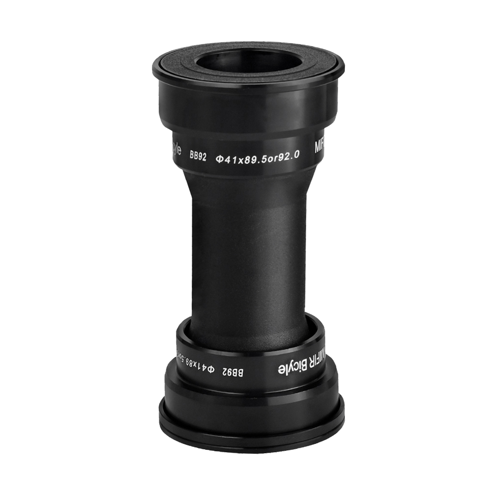 MTB Press Fit Bottom Bracket 41mm Road Bike For PF92 BB86 BB90 BB for 24mm Crankset Chainset Crank Compatible BB72 BB92: Black