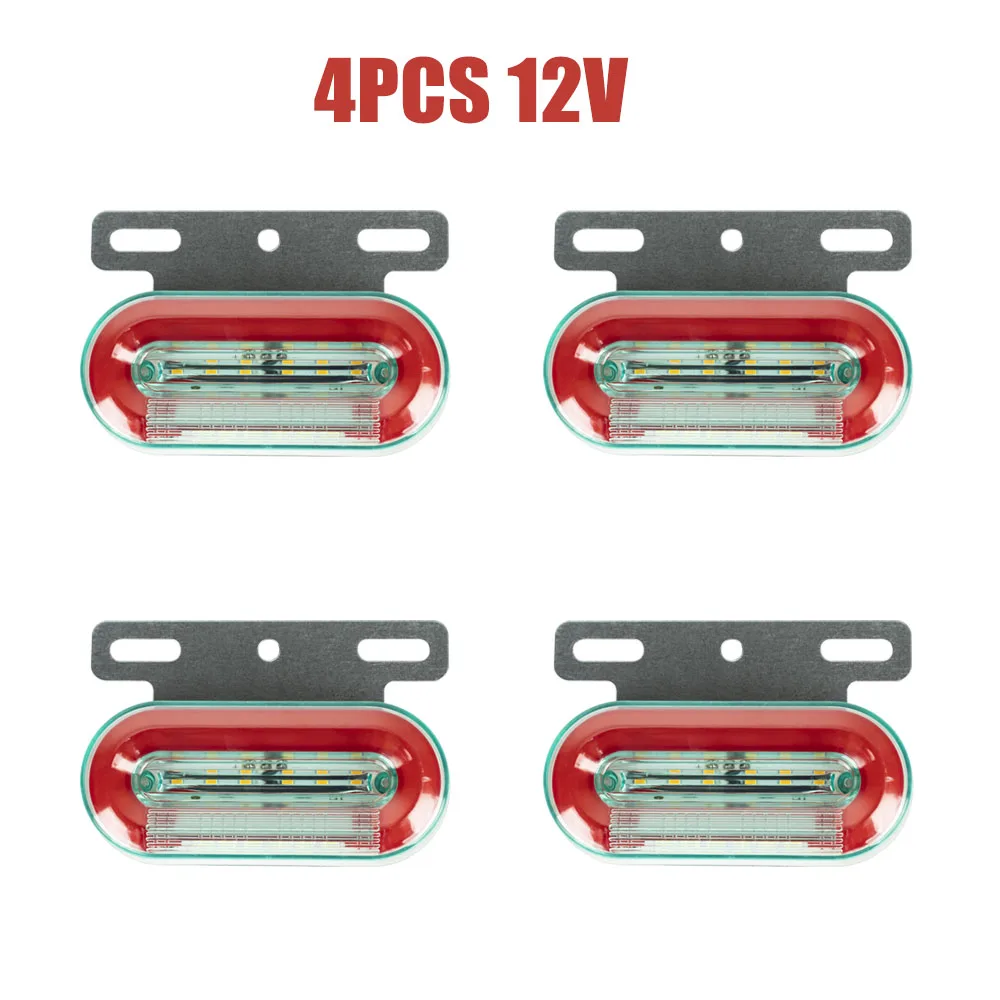Truck Clearance Lights 12/24V LED Trailer Side Marker Lights Turn Signal Lamp Red White Amber Lorry Tractor Tail Light: DEEP BLUE