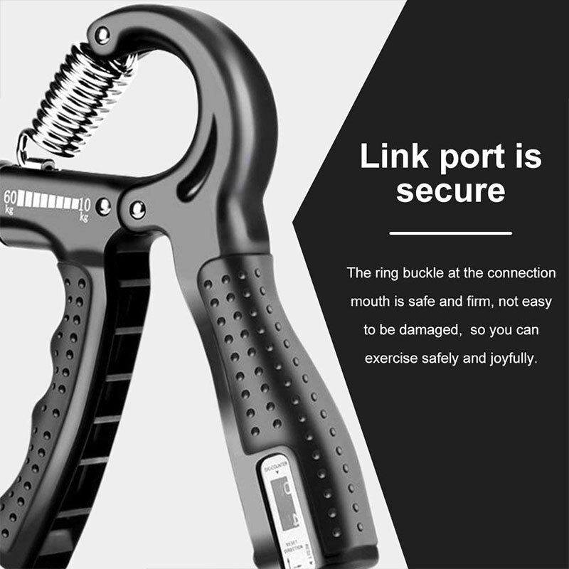 Hand Grip Set Adjustable Finger Strengthener with Counting Function Hand Grips Strengthener Hand Exerciser Grip Strengthener