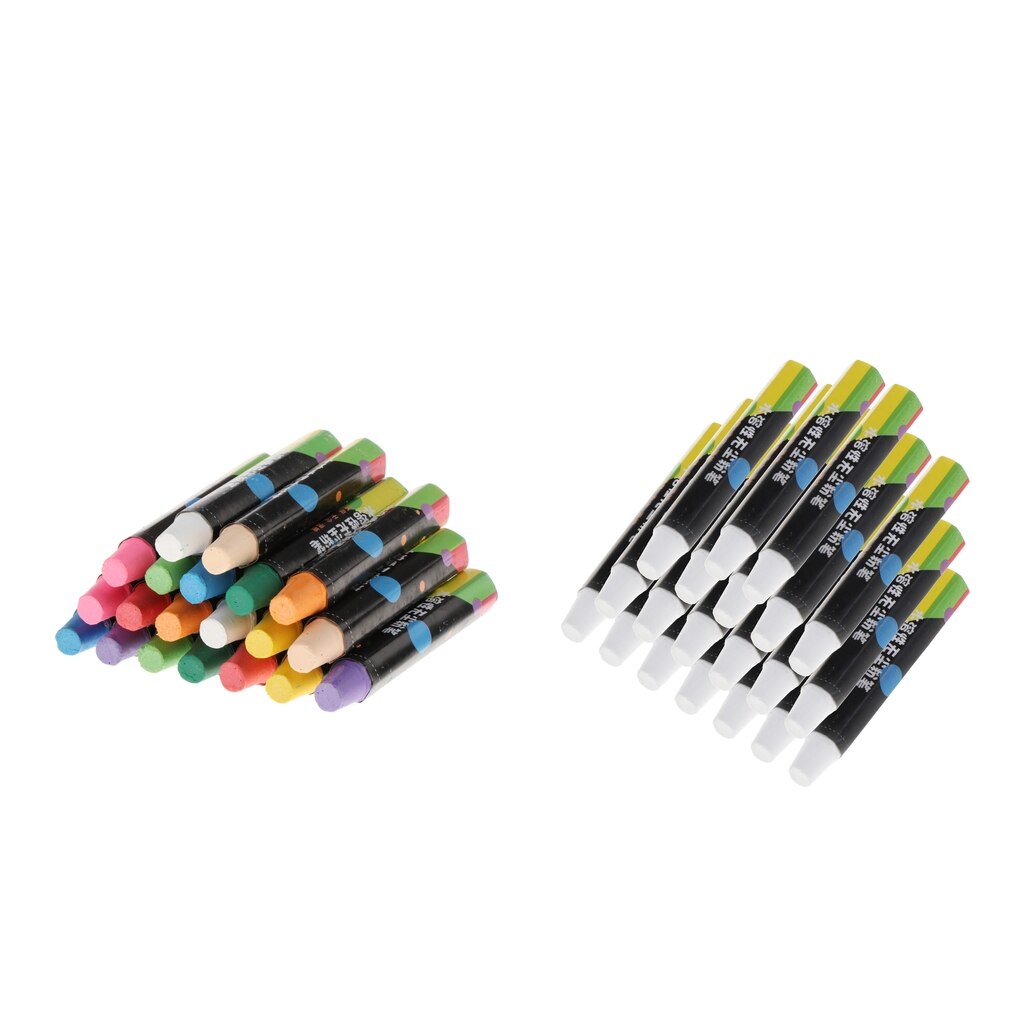 Les bâtons de craie sans poussière solubles dans l'eau ont placé des craies de dessin pour le bureau d'enfants