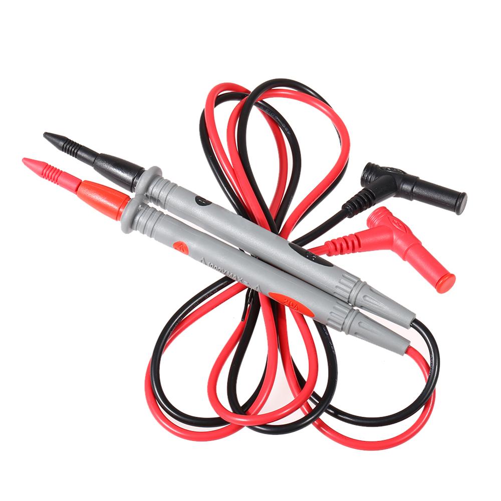 1 Paar Universal Test Leads Digitale 1000V 20A Dunne Tip Naald Multimeter Multi Meter Test Lead Wire Probe Pen kabel Multimeter: 20A