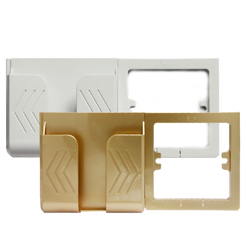 Wall Socket Phone Holder Bracket Dual USB Power Outlet Socket Wall Charger Adapter Home Phone Charging Holder Display Support