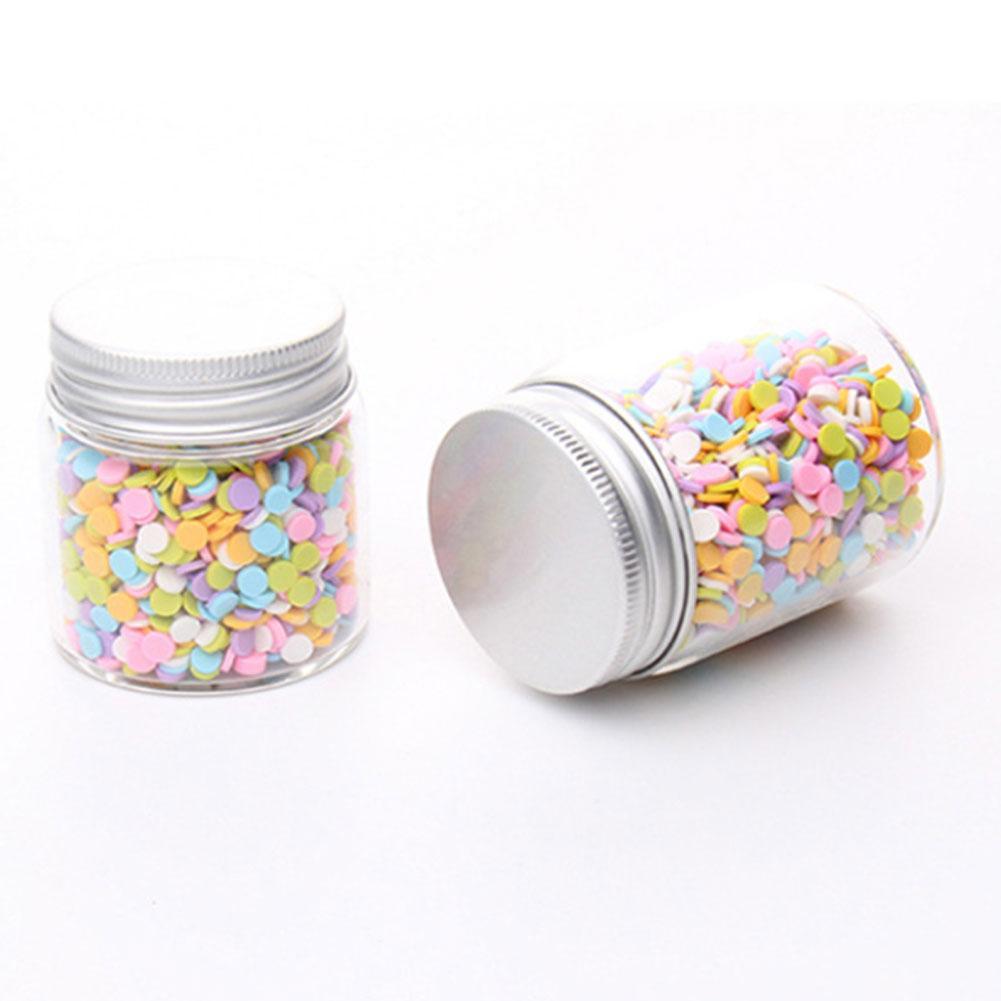 Aluminum Lid Glass Bottle Clear Glass Small Old Hand-made Candy Mouth Color Packaging Medicine Bottle