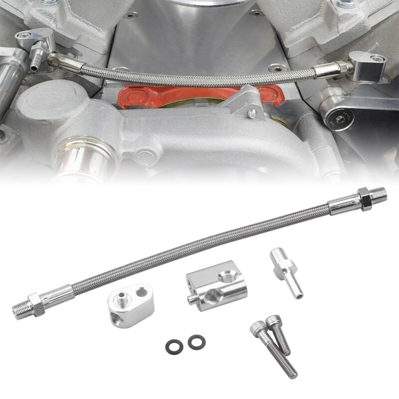 Throttle Cylinder Body Bypass Hose Kit Coolant Crossover LS1 Steam Port for GM LS Engine Series: Default Title