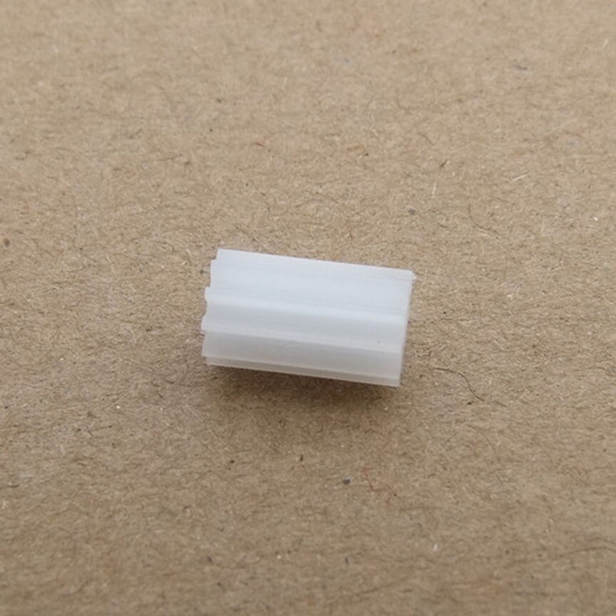 Além de Engrenagem Longo Branco/Laranja 102A Altura 6 10mm Fora Diâmetro mm Brinquedo Modelo de Engrenagens de Pinhão (10 pçs/lote)