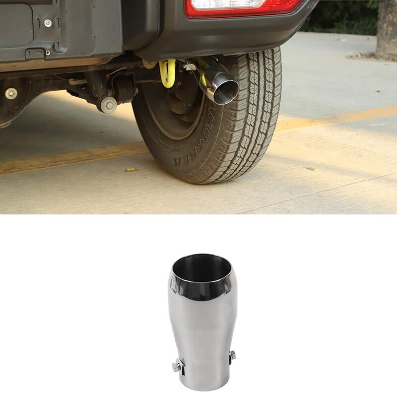 Car Exhaust Tailpipes Exhaust Muffler Tail Pipe for Suzuki Jimny Car Accessories: Default Title