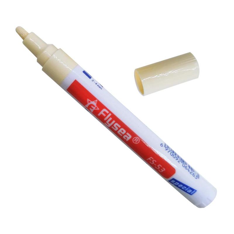1pcs Multi-Purpose Tile space Repair Pen Special Beauty Seam watt Floor Tile Repair Ceramic brick Crevice Shading Pen Home Tools: beige