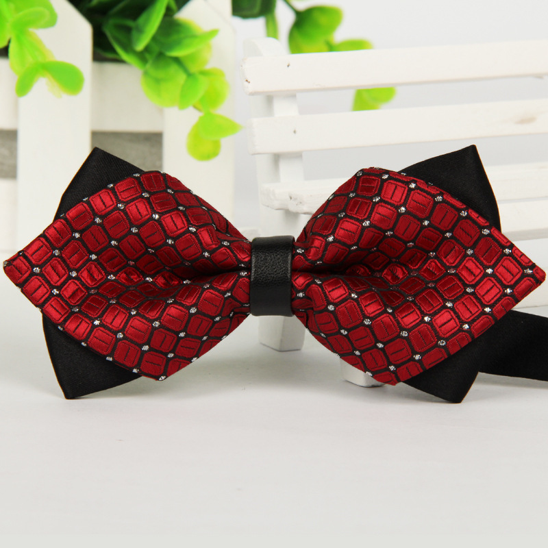 Simple Men's Suit Bow Tie For Groom Wedding Party Men Formal Wear Business Cravat Bow tie Clothing Accessories: 01