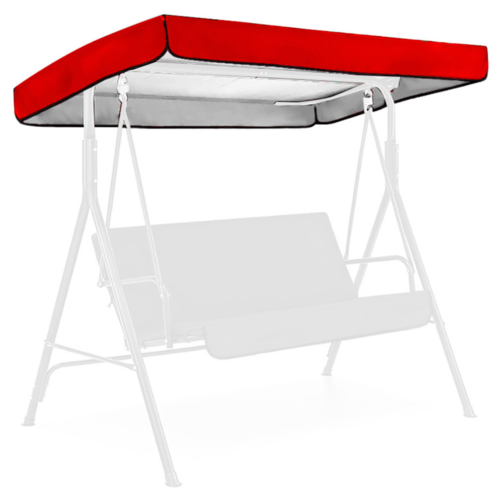 Swing Cover Waterproof Replacement Garden Canopy Top Bench Sun Protection Outdoor UV Protection Awning Sunshade Only Shelter